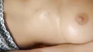German Titty Wank: Messy Cumshot On Nipples & Fingering