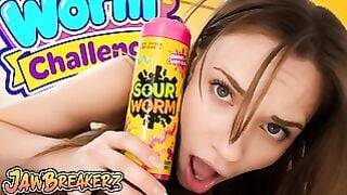 Petite Rose Carter Deepthroats Massive BBC Cock Until Gagging