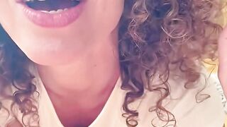 Stepmom Charlotte Vale Sucks Stepson's Cock in Tight Throat POV