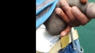 Amateur Guy Sucks Friend's Huge Black Cock