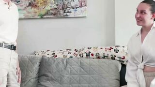 Tattooed Stepmom Sucks Stepson's Cock After Truth Or Dare