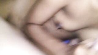 Indonesian Amateur Lactating Babe Sucks Cock Hard