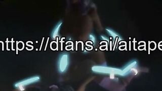 Ai Deepthroats Alien Dick in 3D Hentai Futanari Porn