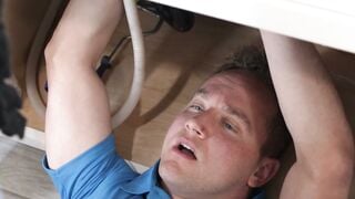 Savanah Storm & Stella Luxx Deepthroat Plumber's Thick Cock