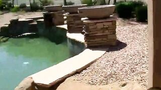 Gay Twink Jerks Big Cock After Pool Dip For Solo Cumshot
