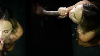 Rachel Ramsey Deepthroat Gloryhole Cum Swallowing