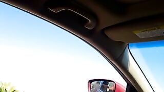 Khloe Kapri Deepthroats Huge BBC And Swallows Cum In Car