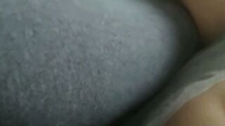 Amateur POV Teen Finger Fuck & Cum Swallow in Tight Lingerie