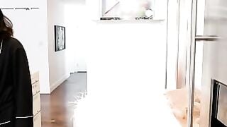 POV Double Action Big Tit Babes Suck Cock And Take Ass In Kitchen