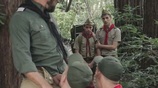 Scout Boys Gaping Anal Cumsoaked Mess