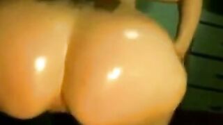 Amateur Cam Girl Rides Big Dildo On Her Huge Wet Ass