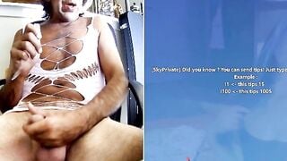 Sissy Michael Exposed on Webcam for Cum Slut Cam Girls