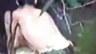 Chinese Amateur Couple Fucks Hard In The Forest