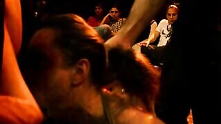 Cassandra Calogera Rope Bound Big Tits Public Theater Gangbang