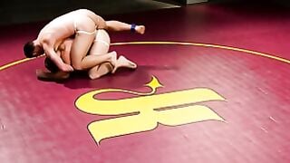 Doug Acre & Scott Harbor Rough Muscle Wrestling Big Dick Rimming