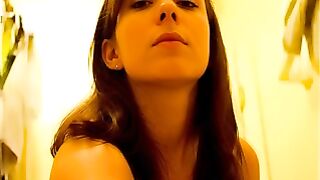 Amateur Brunette Tries On Bikinis For Boyfriend Webcam Cam Show