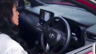 Abigail Mac Deepthroats Big Dick In Traffic Cop Uniform Outdoors