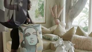 Ebony Mystique Deepthroats Teen Stepson In Tight Black Dress