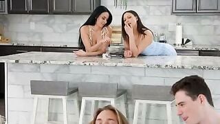 Anissa Kate & Cassie Del Isla Swap Stepsons For Hardcore Doggy Style Sex