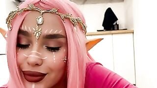 Abigail Mac Elf Cosplay Deepthroat Big Cock Pounding