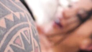 Tattooed Man Roughs Up Young Colombian In Deep Anal Gape POV