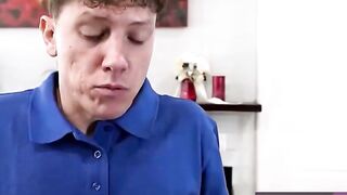 Blonde BFFs Suck Cock & Get Boned In Kitchen