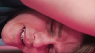 Tattooed T-girls Deepthroat Client's Cock Bareback in Yoga Studio