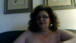 BBW Granny Webcam Show: Mature Woman Teases & Pleasures Herself