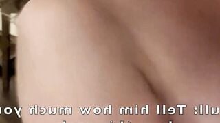 Amateur Wife Deepthroats Big Black Dick in Pantyhose on First Date