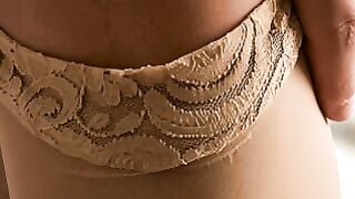Blake Blossom Deepthroats Ramon In White Lace Lingerie