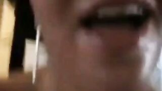 Amateur Wife Mariana Sucks Cock & Takes Face Cum Cuckold Scene