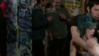 Krysta Kaos Blindfolded & Groped at Outside House Party