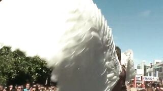 Connor Maguire Public Ball Bondage & CBT at Folsom Street Fair