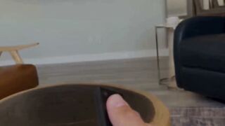 Inked Glasses Teen Deepthroats Cock & Gets Jizzed Inside Tight Throat