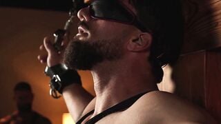 Troy Daniels Flogs Tied Heath Halo into Hard BONDAGE Anal Session
