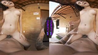 Alice Sucks Cock Then Rides Hard in VR POV