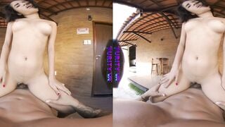 Alice Sucks Cock Then Rides Hard in VR POV