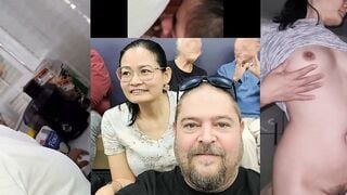 Chinese Ex-Wife Deepthroats & Shows Bushy Vagina
