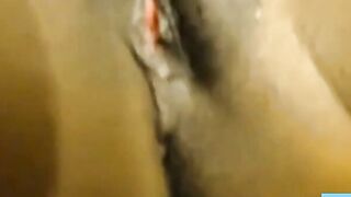 Big Black Tits Squirting with Toys on Webcam