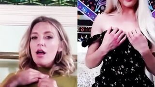 Blonde Step Daughter Fingers Wet Snatch While Stepmom Watches Taboo