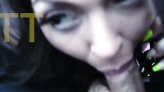 Dark Haired College Girl Picked Up on Campus for Deep Anal Gape