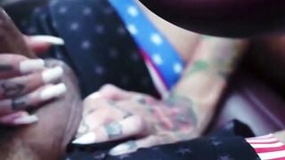 Allison Lane Roadside Pickup POV Deep Anal Gape Tattooed Teen