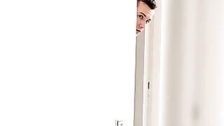 Crystal Swift Stepmom Deepthroats Stepson In Laundry Room