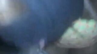 Amateur Black Woman Deepthroats Cock in See-Through Top
