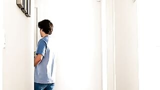 Kyler Quinn Rides Stepbro's Huge Cock in Tight Hard Bedroom Sex