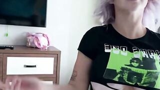 Sharing The Bed With Gothic Step Sister on Vacation - Charli O -Alex Adams 19 year old