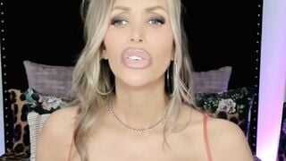 Huge Tits Blonde Bounces on Her Dildo