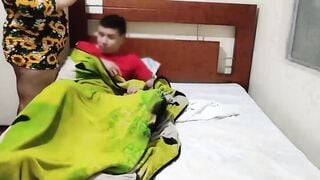 Stepmother: Come in my room to watch if I was sick and gives him the wrong PILL, his stepson has an erection, she ends up fucking him to lower his excitement