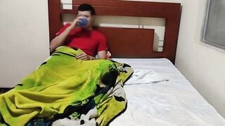 Stepmother: Come in my room to watch if I was sick and gives him the wrong PILL, his stepson has an erection, she ends up fucking him to lower his excitement