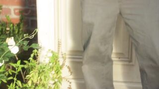 House-fiance pinned on the wall for a hard doggy style nailing